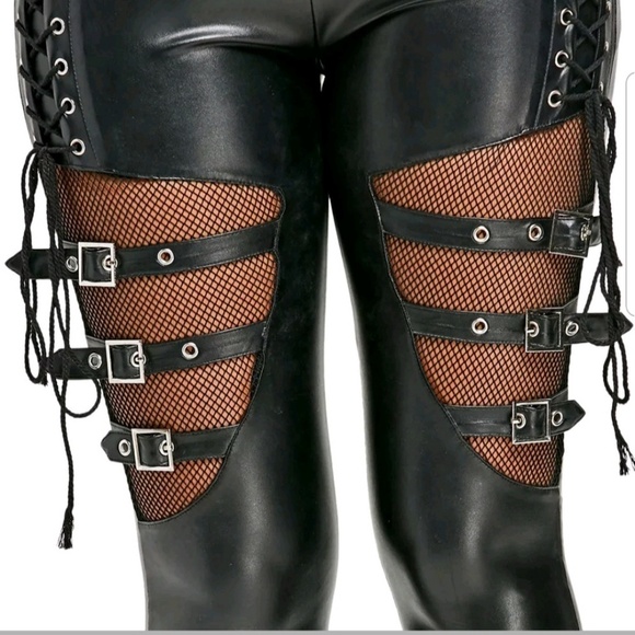 Rock out wet look skinny pants - Picture 4 of 7